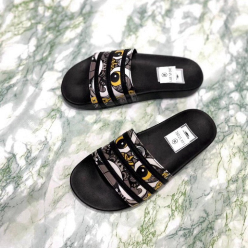 Dép 𝐀𝐃𝐈𝐃𝐀𝐒 Kì Lân Đế Chữ - Đép Quai Ngang Nam Nữ Thời Trang Hottrend 2022