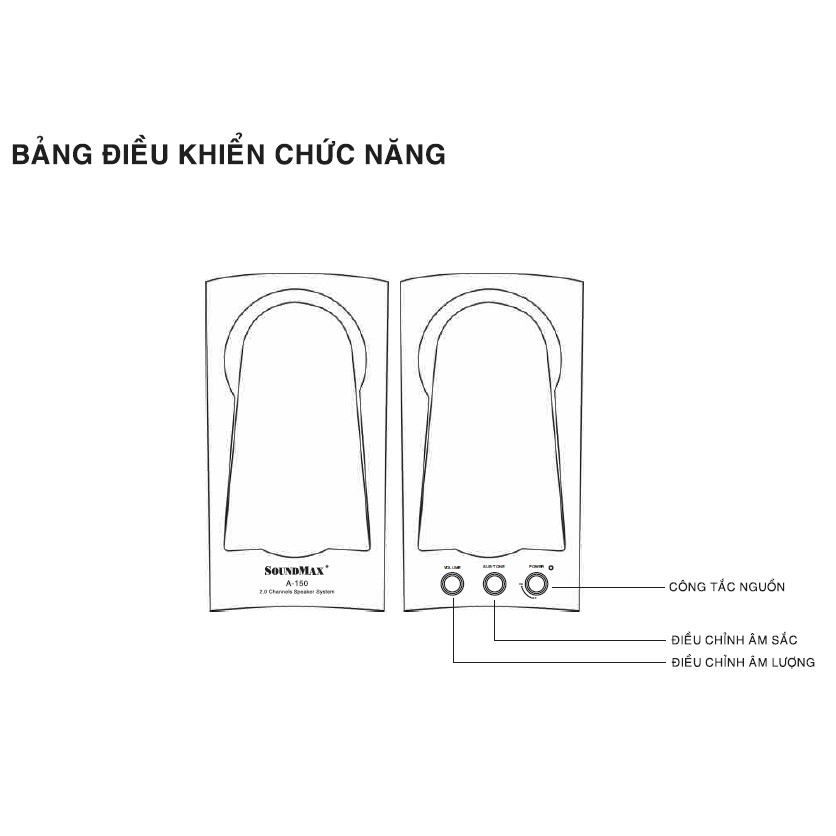 Loa máy tính SoundMax A150 ( Hàng Chính Hãng )