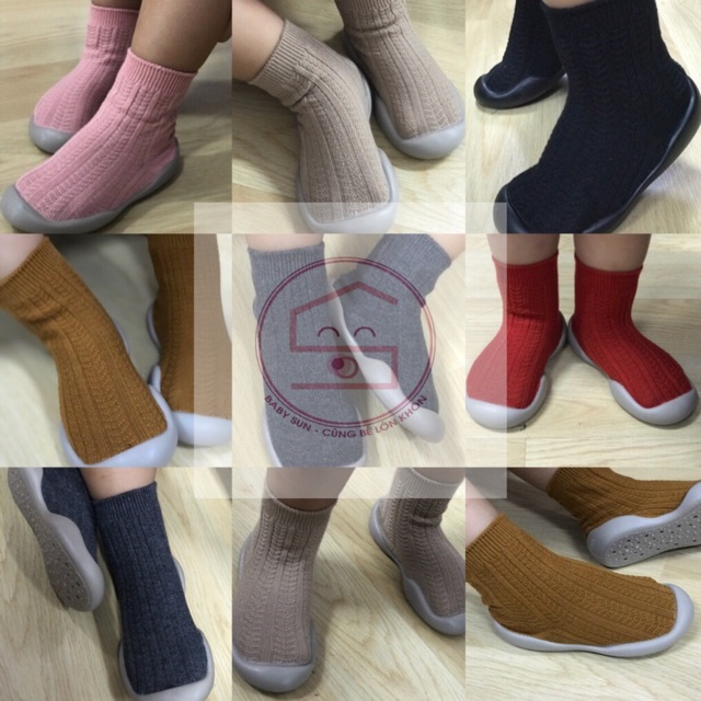 Giày bún cổ cao siêu mềm, ít đụng hàng