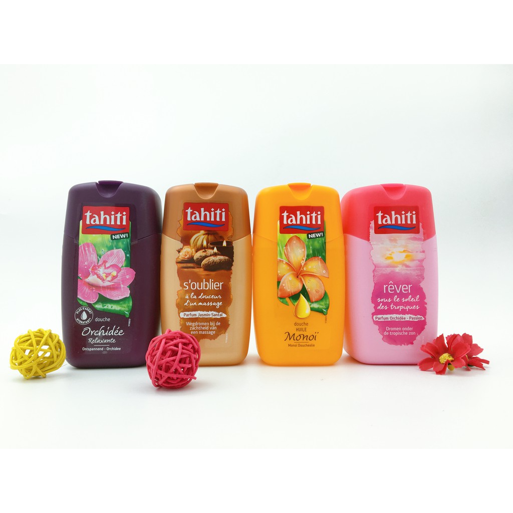 [Cực Thơm] Sữa Tắm Tahiti Pháp Chai 250ml