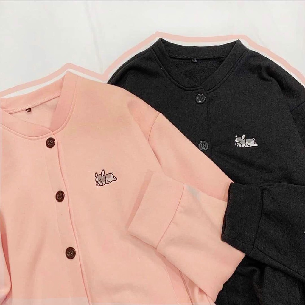 Áo Cardigan Lazy Puppy Unisex, Áo Khoác Nỉ Ulzzang Phom Rộng 3 Màu, Labibi | BigBuy360 - bigbuy360.vn