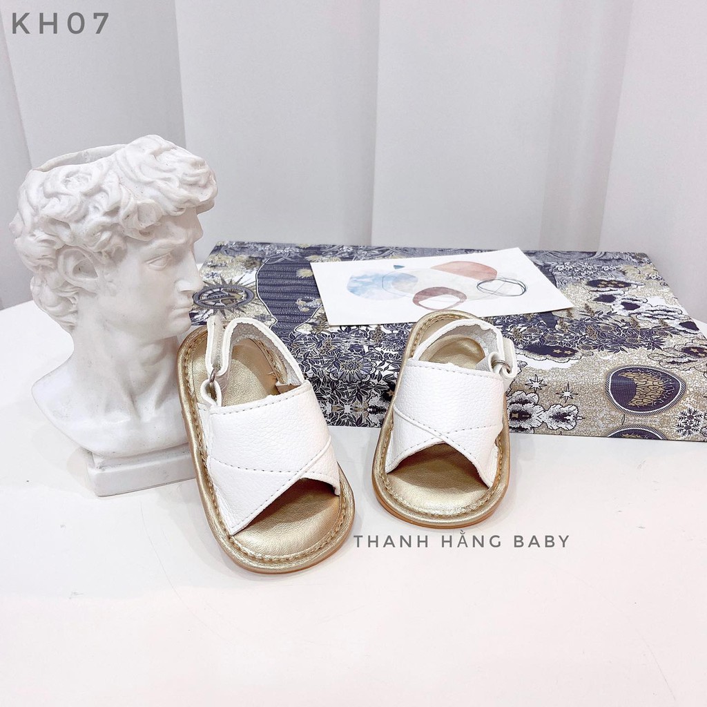 Dép Tập Đi, Dép Tập Đi Cho Bé Trai Đế Mềm Chống Trơn Trượt Thanh Hằng Baby 11 Đến 13 Cm