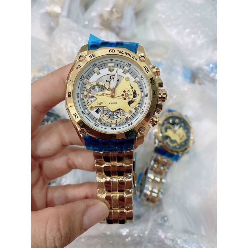 Đồng Hồ Nam Casio Edifice EF-550D, EF-550RBSP , Size 45mm , Fullbox Hãng