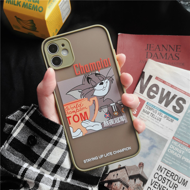 Ốp điện thoại in hình Tom cho iPhone 6/6plus/6s/6splus/7/7plus/8/8plus/x/xr/xs/11/12/pro/max/plus/promax/12promax/12mini | BigBuy360 - bigbuy360.vn