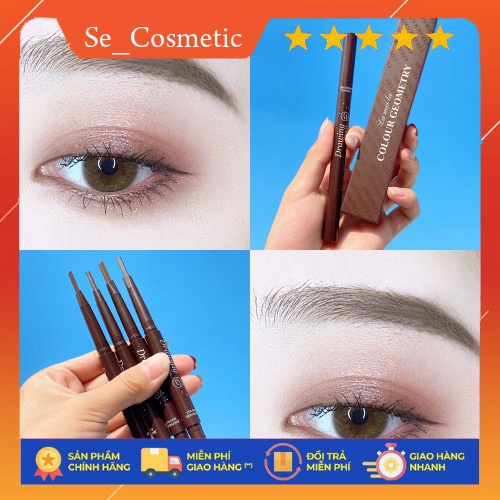 Chì Kẻ Mày 2 Đầu Lameila- Bút kẻ chân mày- se-cosmetics | BigBuy360 - bigbuy360.vn