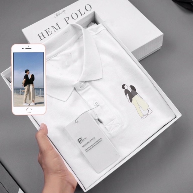 Áo Polo thời trang có cổ , hoạ tiết phát hoạ theo ảnh khách hàng yêu cầu