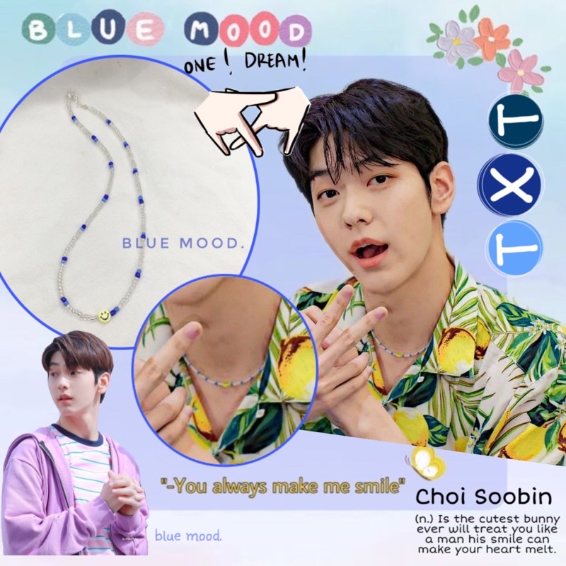 Dây chuyền handmade hạt cườm Inspired Soobin TXT