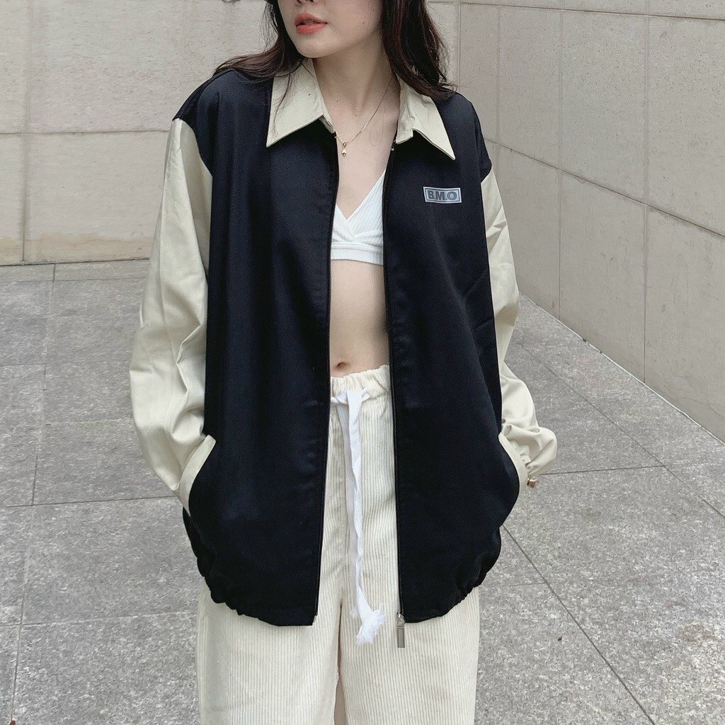 Áo Khoác Unisex Form Rộng BMOLAB Phong Cách Hàn Quốc Cực Xịn