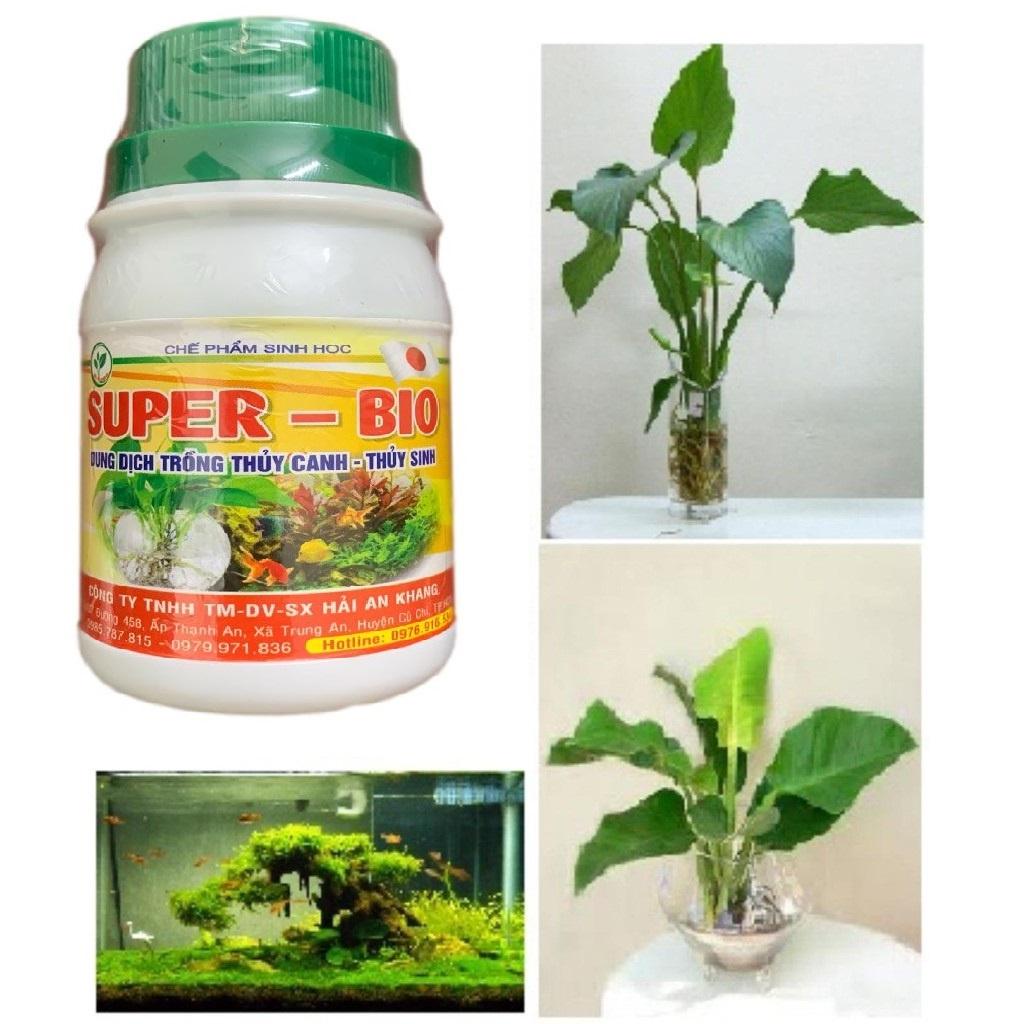 Dung Dịch Thủy Canh SUPER BIO 100ml Cho Cây Thủy Sinh, Thủy Cảnh - Chính Hãng