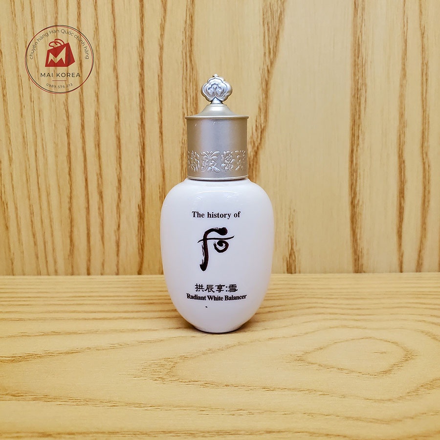 Set dưỡng Whoo trắng Whoo Seol Radiant White mini 5 món dưỡng trắng giảm nám chống lão hóa