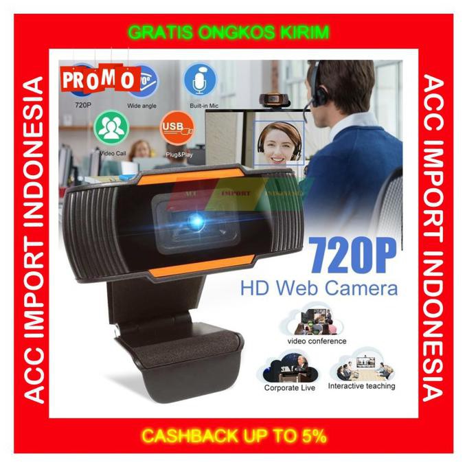 GOOGLE Webcam Hd 720p Tích Hợp Micro Cho Pc Laptop Android Tv