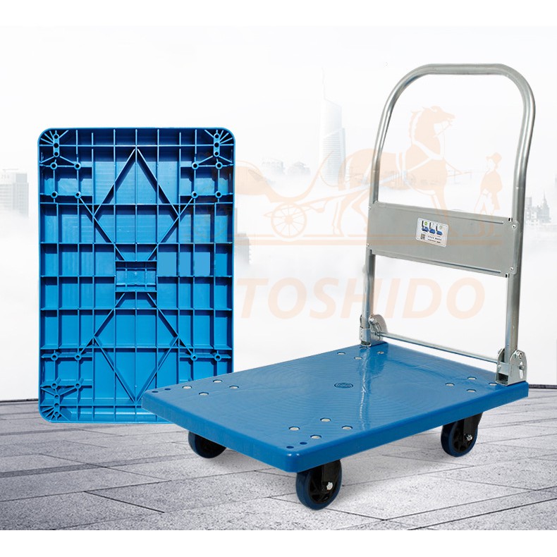 Xe Đẩy Tay TOSHUDO Đa Năng, 4 Bánh Gấp Gọn Tải Trọng 150KG