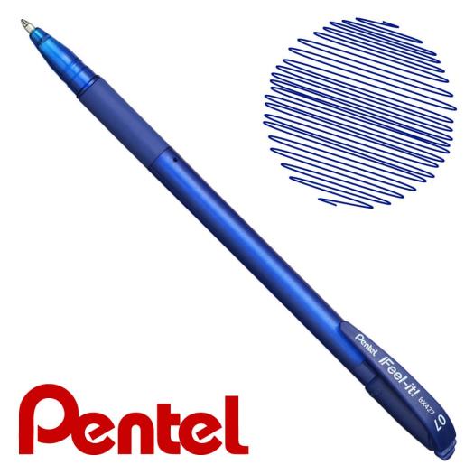 Bút Bi Có Nắp Đậy Nhật Bản Pentel BX427 | Bút Bi Viết Trơn Mượt Không Đọng Mực | Viết Bi Ngòi 0.7mm