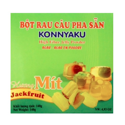 BỘT RAU CAU PHA SẴN KONNAKU 140G nhiều vị