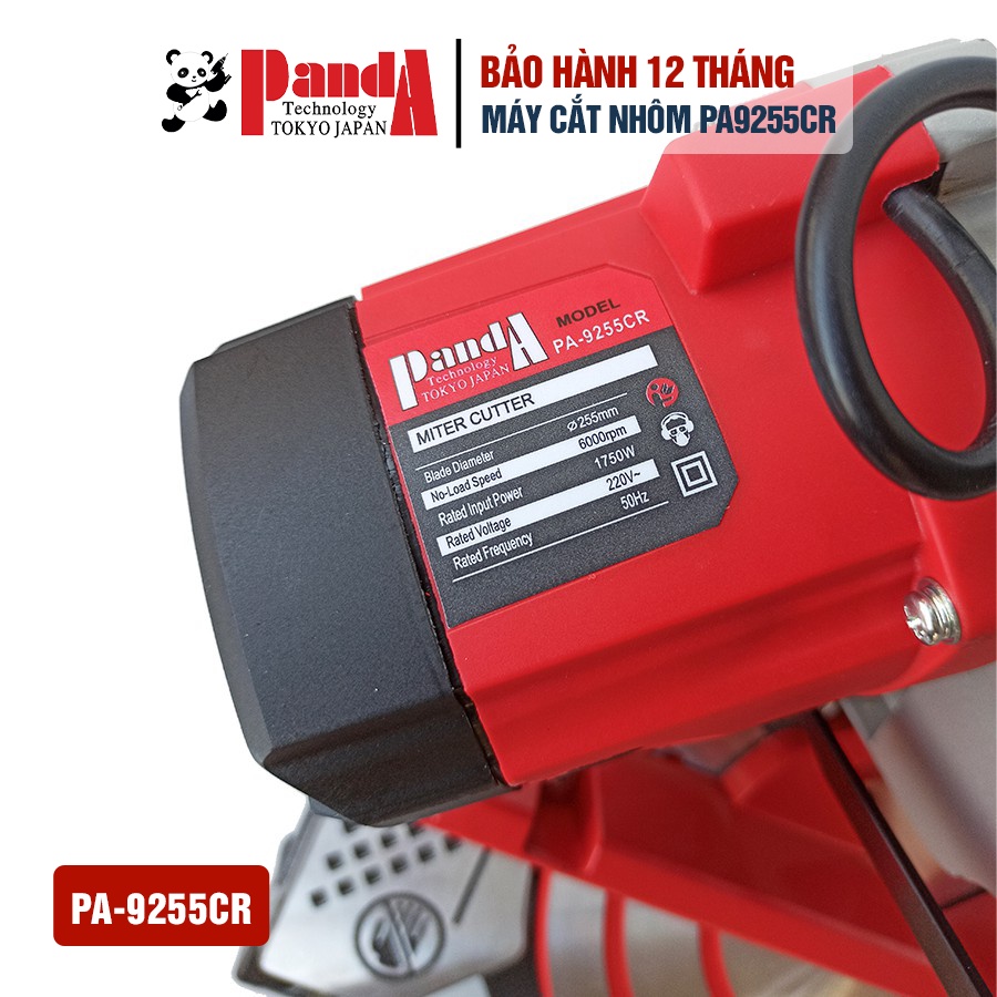 Máy cắt góc đa năng PANDA PA9255CR công suất 1750W lưỡi 255mm motor dây đồng cao cấp