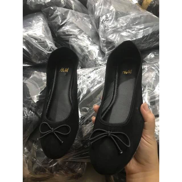 Giày búp bê đen nơ  NHẬP CODE: TATR2406 để giảm 10.000đ với đơn hàng trên 150k