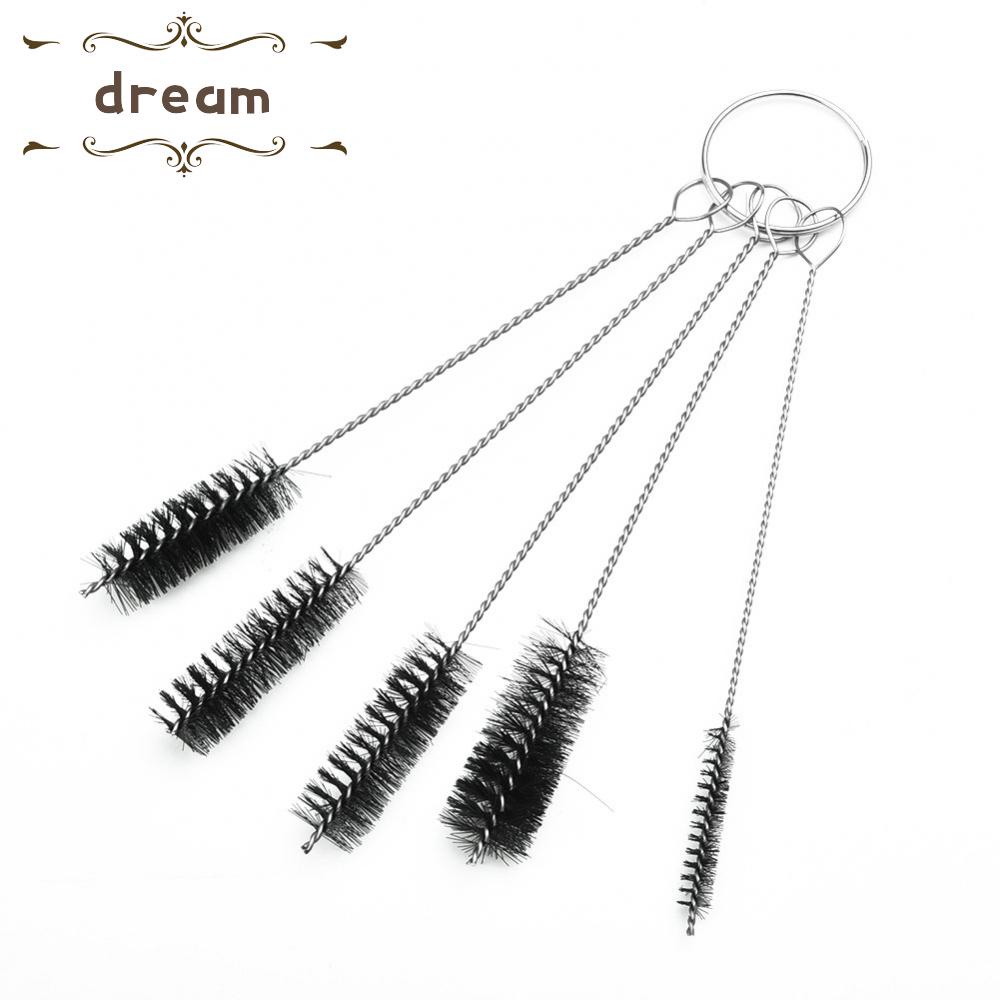 【DREAMLIFE】5pcs Round Pipe Cleaning Wire Bores Stainless Steel Tool Rotary Brushes Cleaner