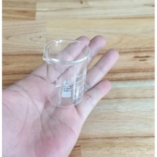 Cốc đong thủy tinh có chia vạch 25ml