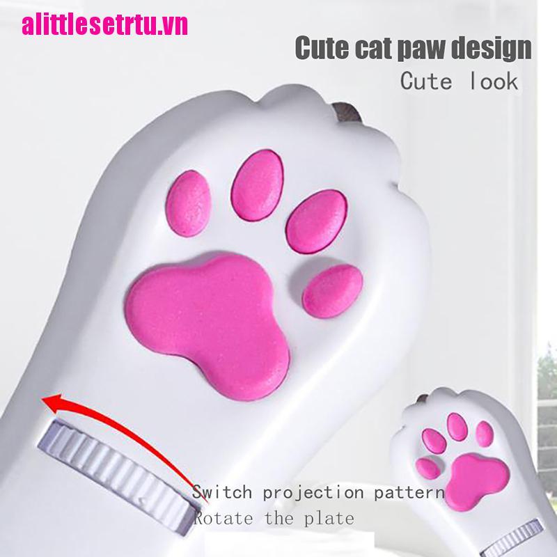 【Trvn】Usb Rechargeable Cat Super Laser Pointer Pen Uv Pet Toy Flashlight 3 in