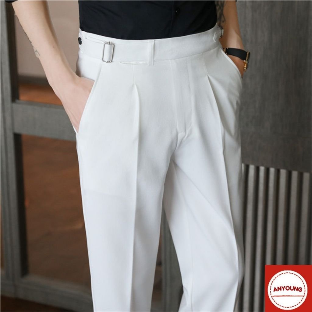 Quần Tây Nam SANMINHCHAU Quần Âu Bó Gấu Phong Cách Hàn Quốc Lịch Lãm Sang Trọng QD311