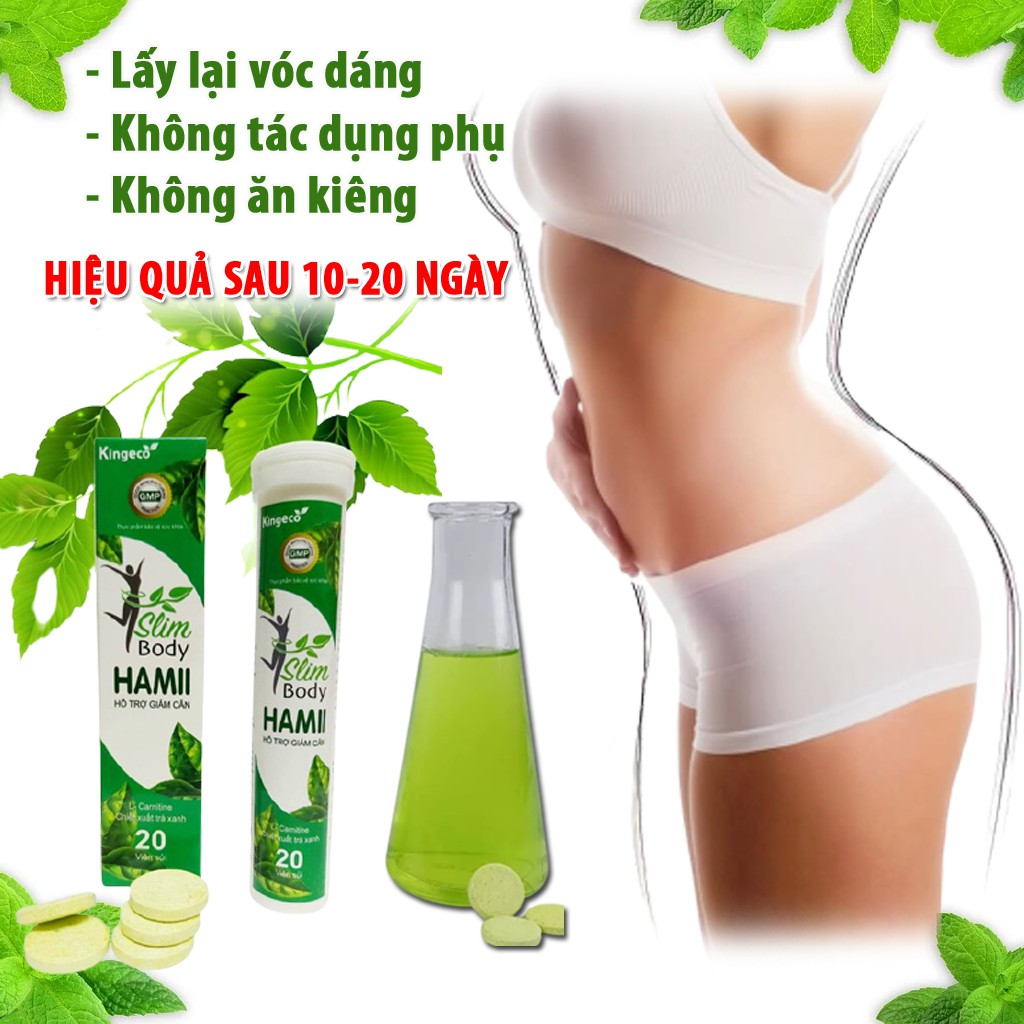 [CHÍNH HÃNG]Giảm Cân Slim Hamii❤️ Freeship ❤️Giam can - Hỗ trợ giảm cân cấp tốc, an toàn không tác dụng phụ