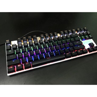 Bàn Phím Cơ Chuyên Game Zero E-Sports Led Rainbow TKL 87 phím ( Đen )