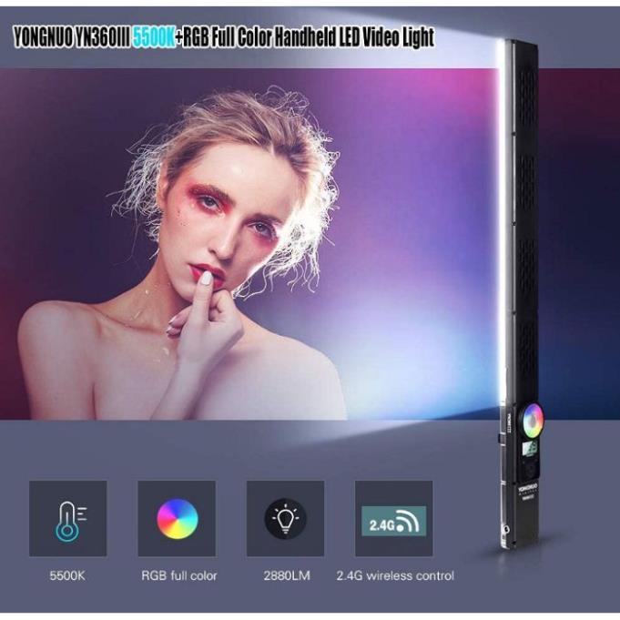 Đèn LED quay phim Yongnuo YN360 III Pro