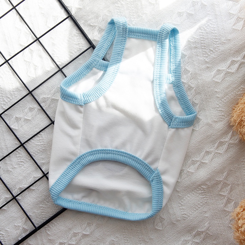 &lt;cutepethome&gt;Áo Thun Xuân Hè Cho Thú Cưng Họa Tiết Bichon Little Pomeranian
