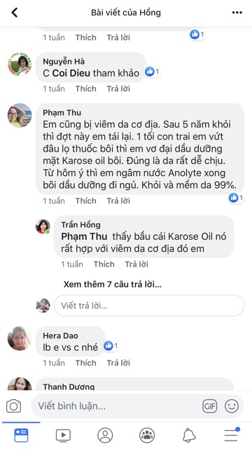 Dầu dưỡng hoa hồng Karose | BigBuy360 - bigbuy360.vn