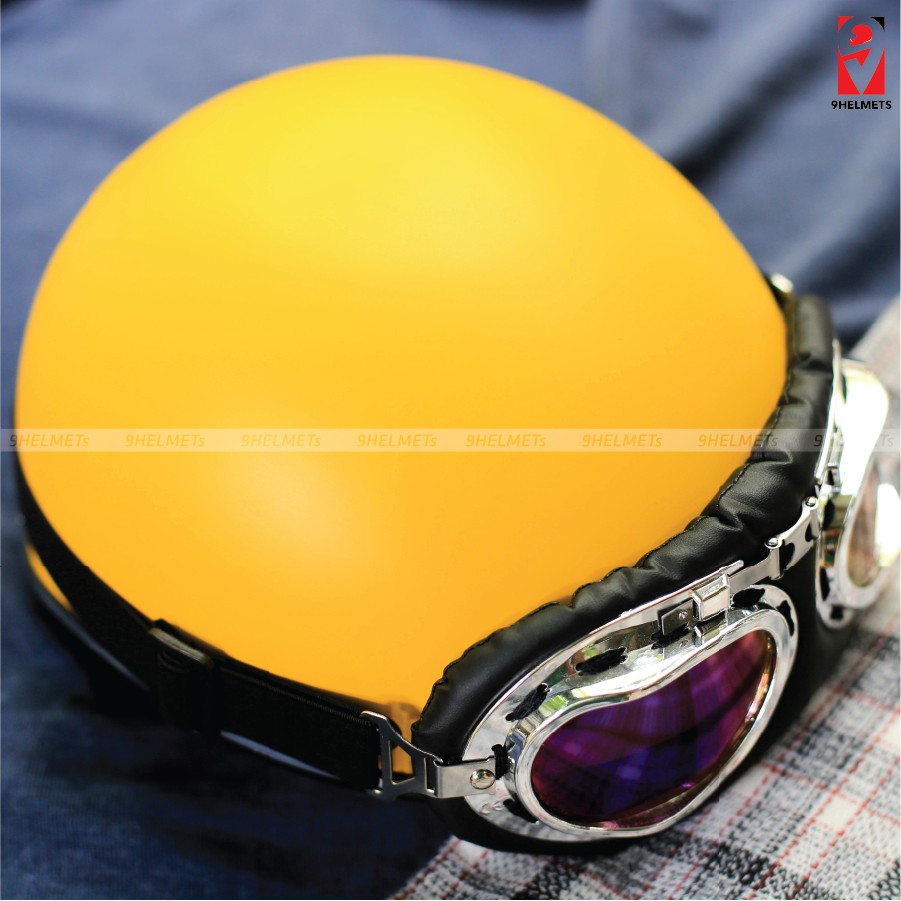 Mũ Bảo Hiểm 1/2 nón bảo hiểm nửa đầu trơn màu sắc đa dạng chịu lực tốt chính hãng đảm bảo an toàn