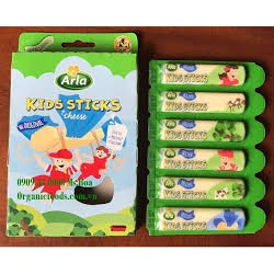 PHÔ MAI QUE CHO BÉ STICKS CHEESES ARLA 108g - Siêu Ngon Chất Lượng - Nhập Khẩu Đan Mạch