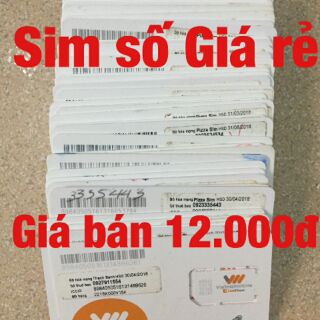 Sim số giá rẻ