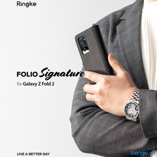  Bao da Samsung Galaxy Z Fold 2 RINGKE Folio Signature Standard