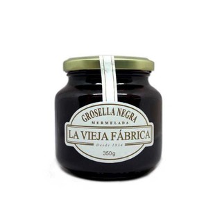 Mứt Nho Đen Blackcurrant hiệu La Vieja Fabrica lọ 350g