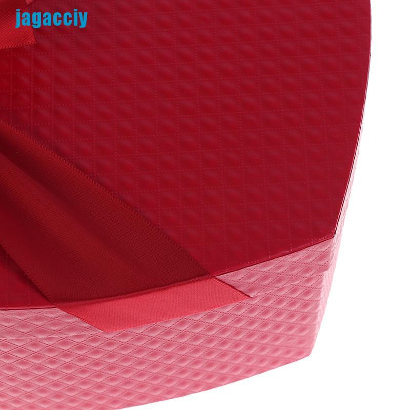 [jagacciy] 1Pc Red Wedding Candy Box With Souvenir Heart-Shaped Valentine's Day Gift Box ggbo