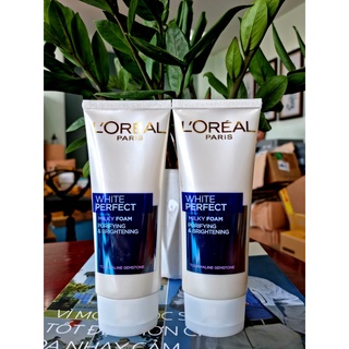 Sữa rửa mặt trắng da L'Oreal White Perfect 100ml