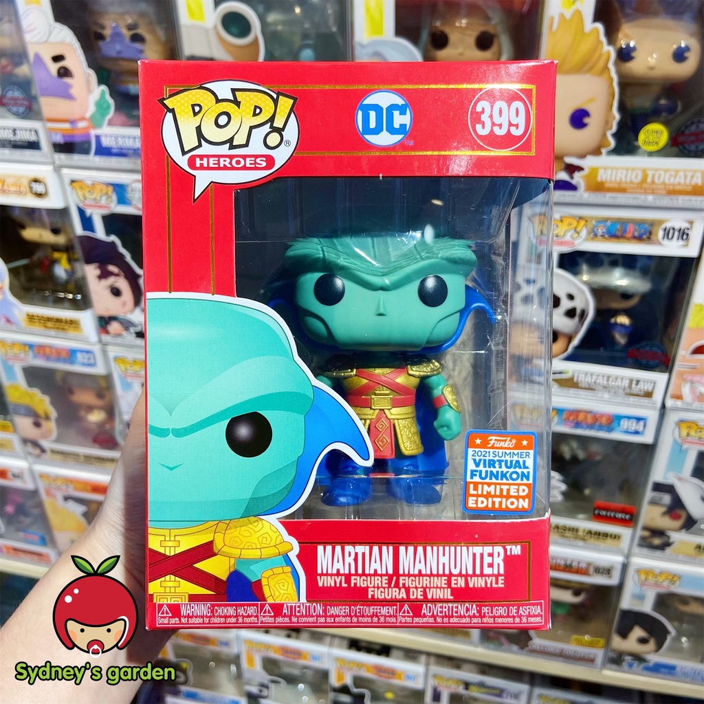 Mô hình Funko Pop DC - IMPERIAL PALACE MARTIAN MANHUNTER (COMIC CON STICKER)