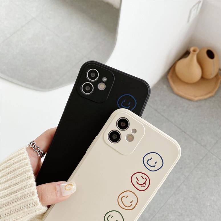 Ốp lưng iphone cạnh hình vuông 4 mặt cười 6/6plus/6splus/7/7plus/8/8plus/x/xr/xs/11/12/pro/max/plus/promax - ĐQ Store