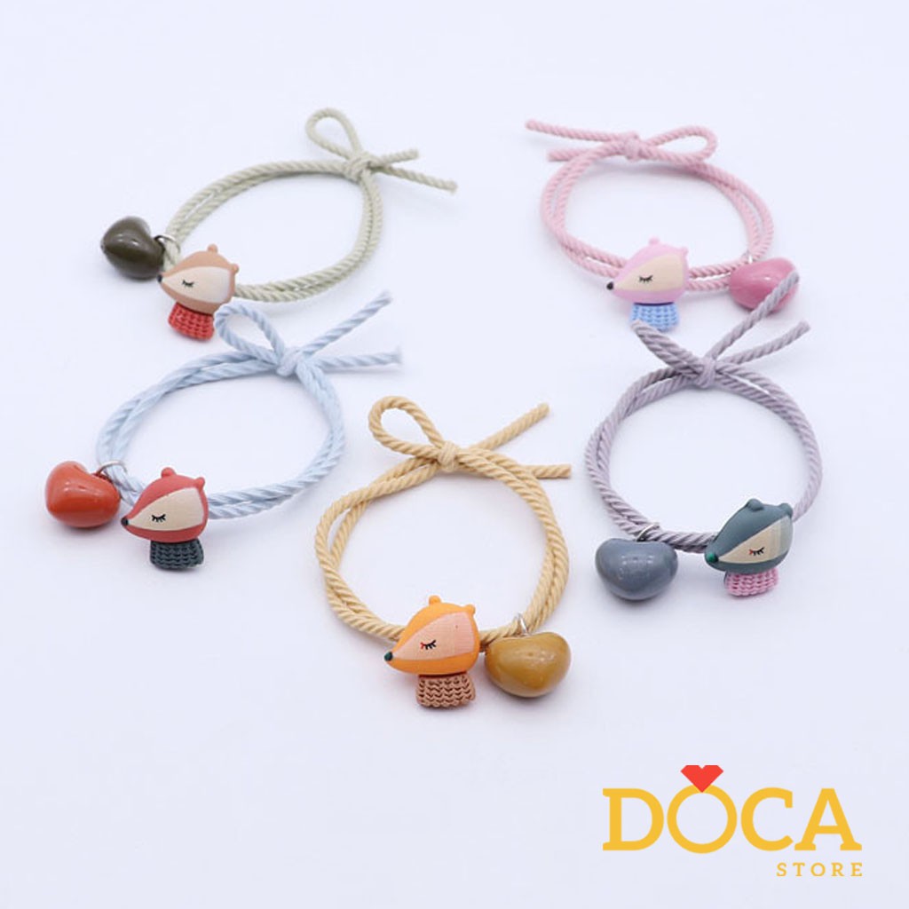 Buộc tóc trái tim trong suốt CT85