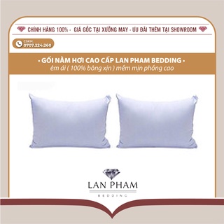 Ruột Gối Nằm Lan Bedding Bông Gòn Ép Cao Cấp Êm Ái, Mềm Mịn Phồng Cao