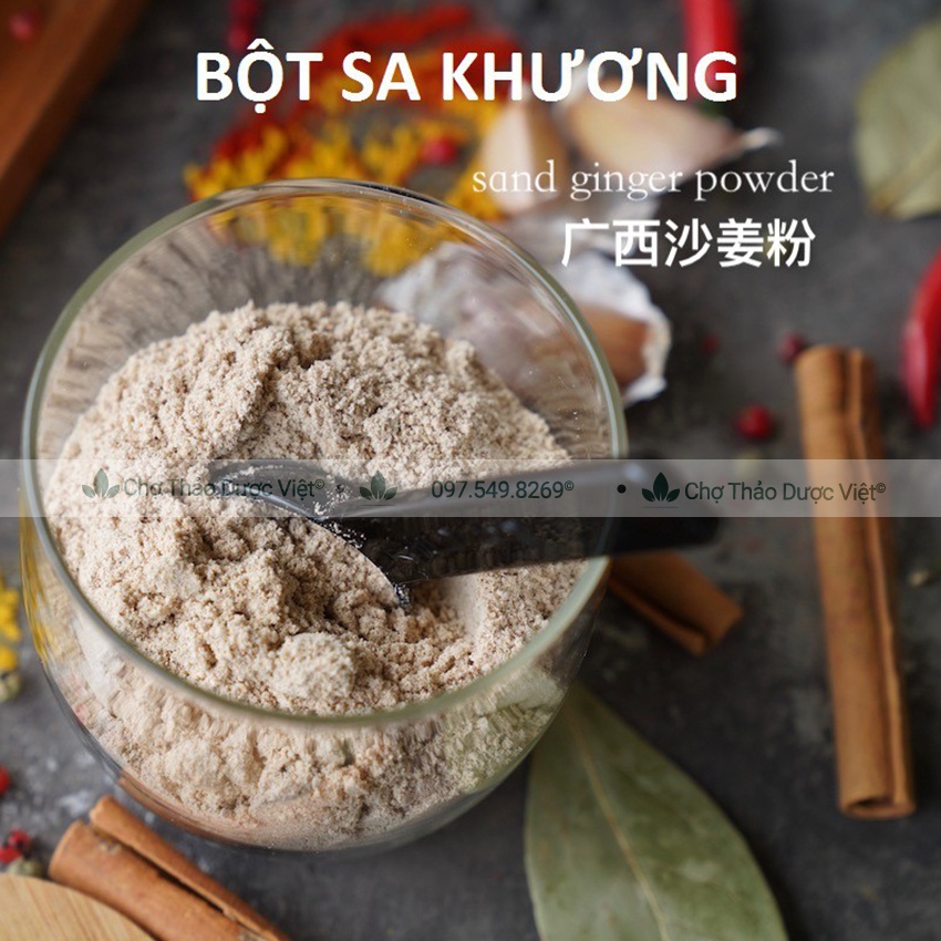 Bột sa cương nguyên chất 100g ( Bột địa liền, bột sa khương) - Chợ Thảo Dược Việt