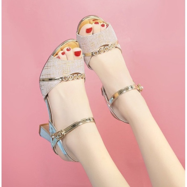 Giày sandan gót sơn dự tiệc Giày sandan gót sơn dự tiệc Giày sandan gót sơn dự tiệc Giày sandan gót sơn dự tiệc