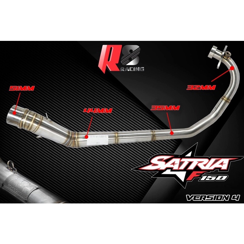 Cổ pô r8  Raider / Satria