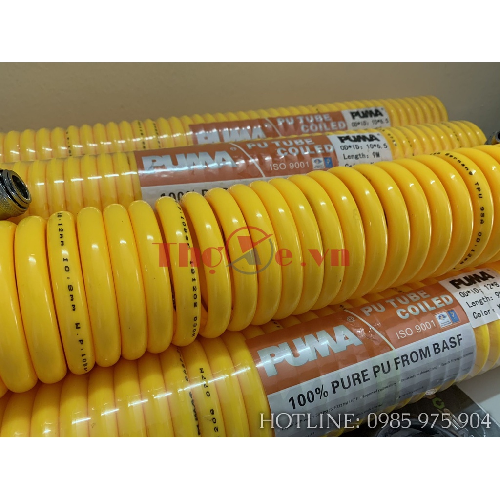 Dây hơi xoắn Puma, ống hơi lò xo cao cấp - Thế Giới Thợ Xe