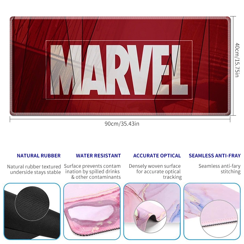 Tấm Lót Chuột Chống Thấm Nước Bằng Cao Su Cỡ Lớn 60 80 90cm Tiện Dụng