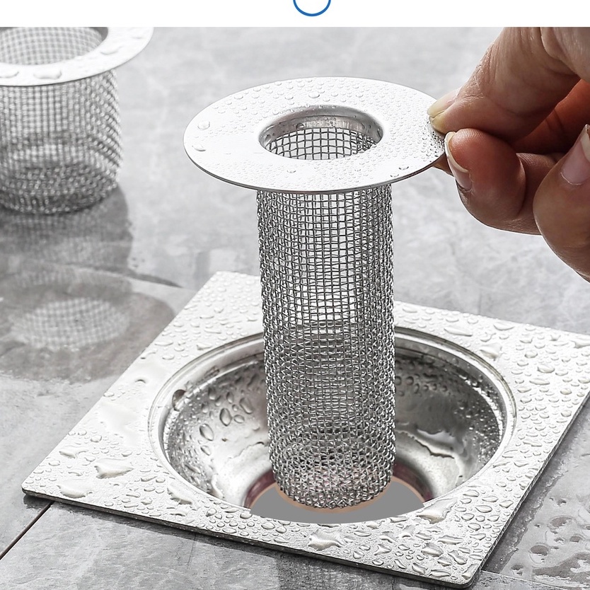 Lưới Lọc Rác Inox, Bịt nắp cống lưới lọc rác Bồn Rửa Chống Tắc Nghẽn Không Gỉ