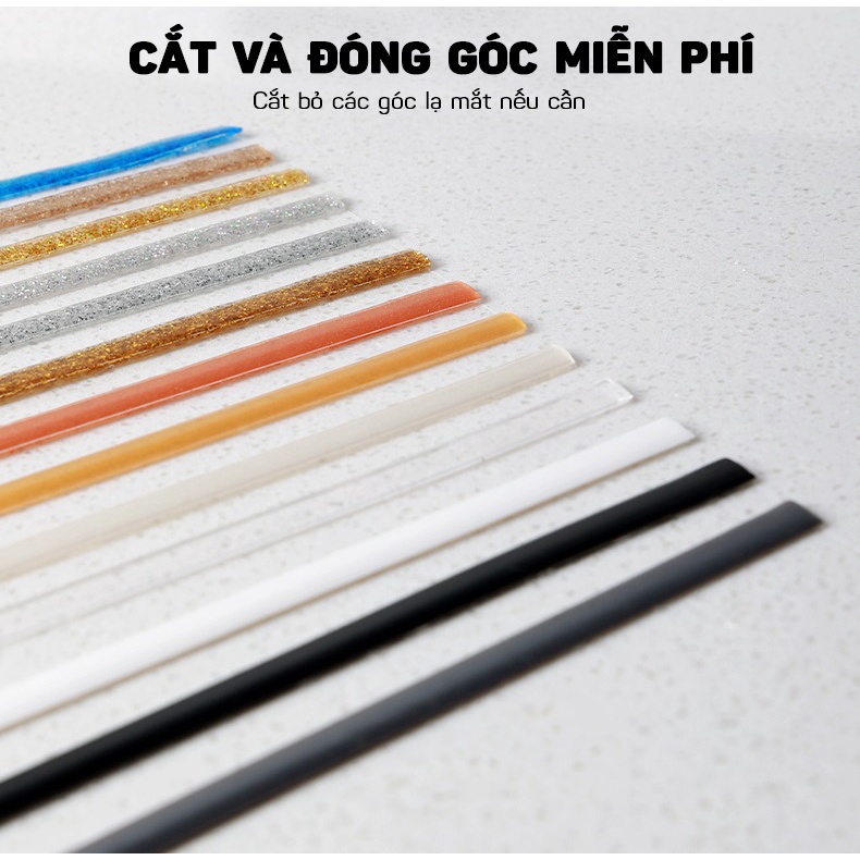 Cuộn Băng Keo Silicon Dán Viền Nhà Bếp, Bồn Cầu Chống Thấm Nước, Chống Mốc Dài 6m DOKEY99