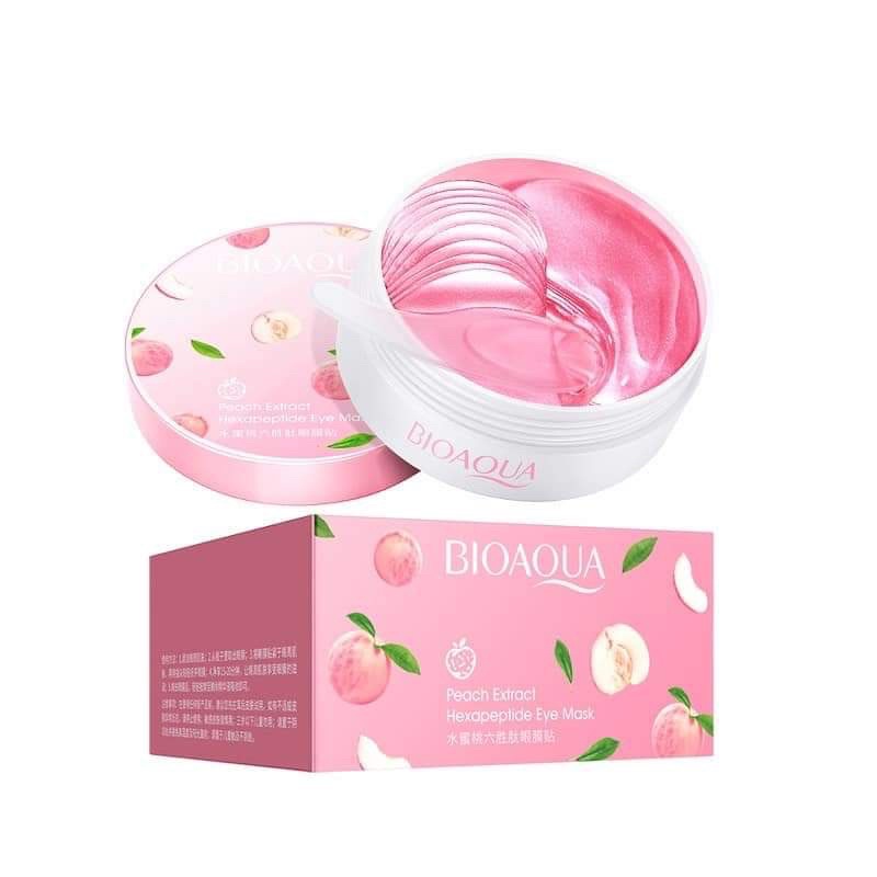 Mặt nạ mắt Bioaqua Giảm thâm mắt Mặt nạ chiết xuất đào Dưỡng ẩm Sáng Da Surica MNB07 (80gr)