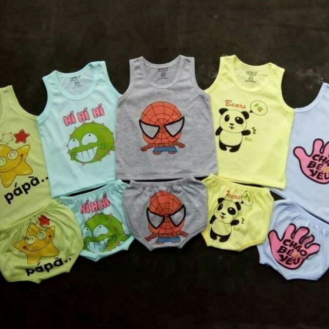 Sét đồ bộ bé trai siêu nhân