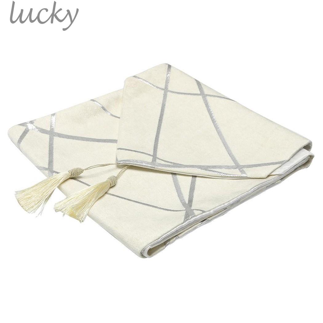 【LUCKY】Tablecloth Stain Resistant Suitable As Cup Thickened Washable 1 Pc 180*32cm